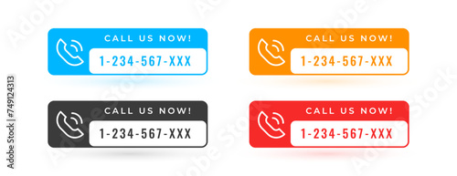 lower third call us now header for web communication