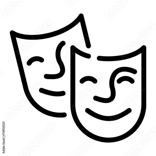 theater Line Icon