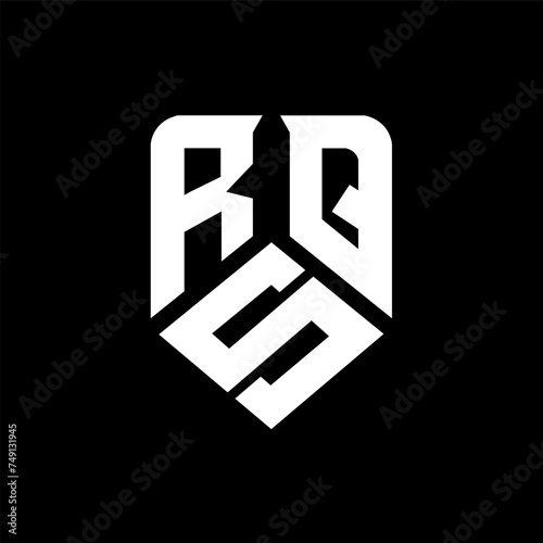 RSI letter logo design on black background. RSI creative initials letter logo concept. RSI letter design. 