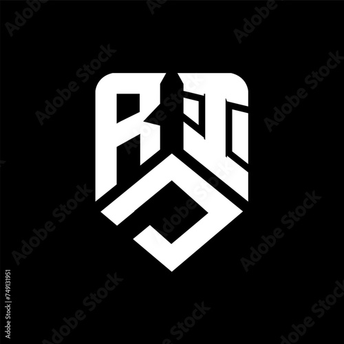RDI letter logo design on black background. RDI creative initials letter logo concept. RDI letter design. 