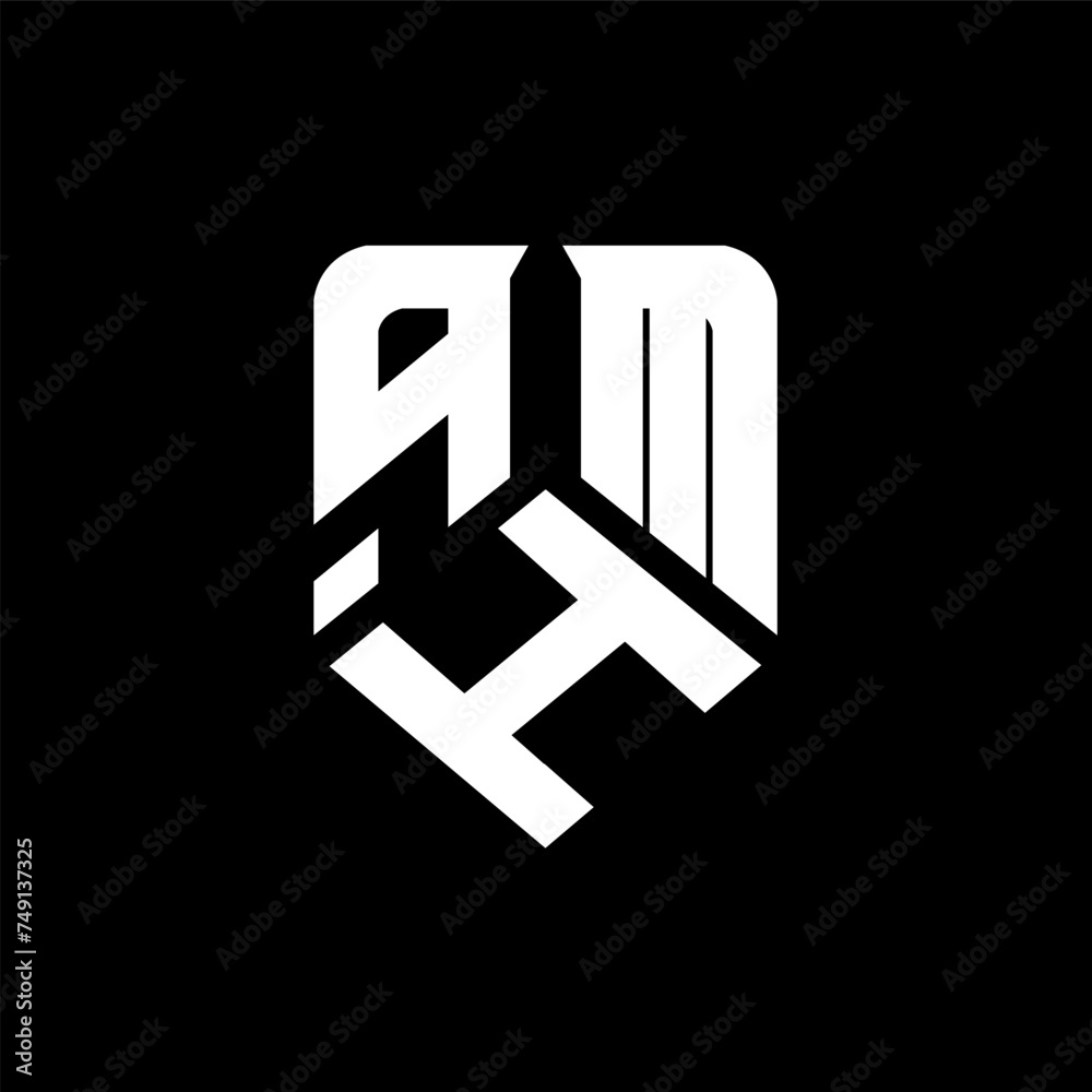 qHM letter logo design on black background. qHM creative initials letter logo concept. qHM letter design.
qHM letter logo design on black background. qHM creative initials letter logo concept. qHM letter design.