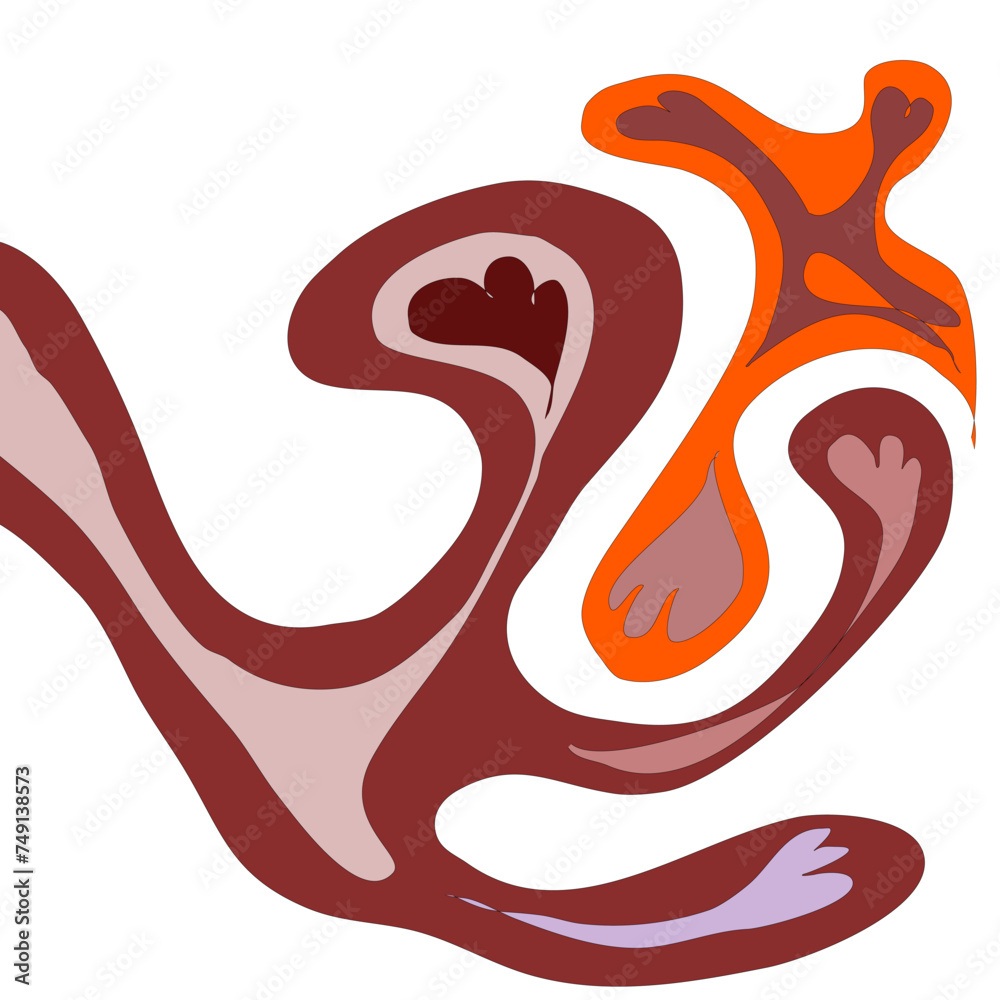 Fototapeta premium illustration of a bird