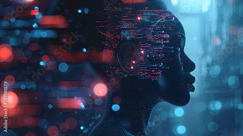 A dynamic blend of digital technology, science, and black woman thought