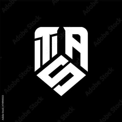 TSA letter logo design on black background. TSA creative initials letter logo concept. TSA letter design.
