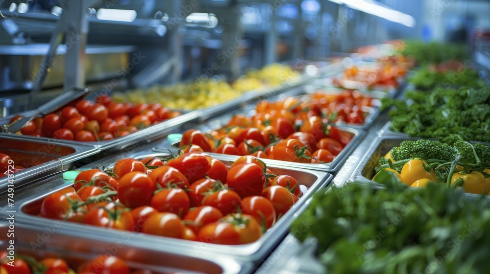 Food Production Lines ensure fresh, safe food from factory to table in hygienic, temperature-controlled environments. Food Production Lines ensure fresh, safe food from factory to table in hygienic, temperature-controlled environments.