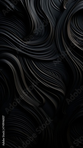 Black flower black background wallpaper for phone