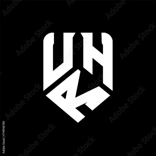 URH letter logo design on black background. URH creative initials letter logo concept. URH letter design. 