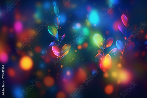 Portrait background with bokeh