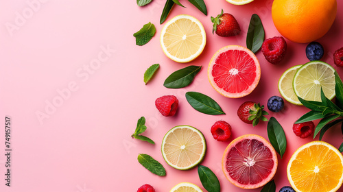 fruit salad background