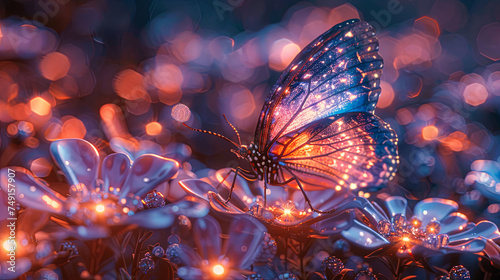 butterfly on the flower © Krit
