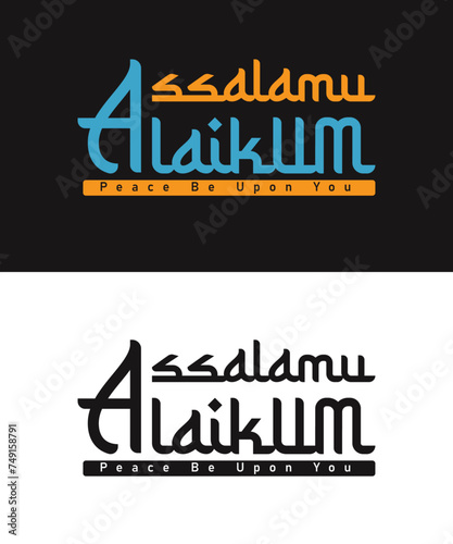Salam Islamic T-Shirt Design Peaceful Arabic Tee for Men and Women