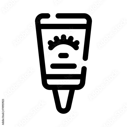eye cream line icon