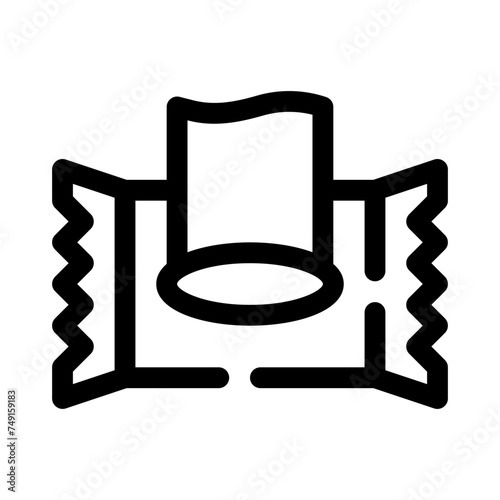 makeup remover wipes line icon