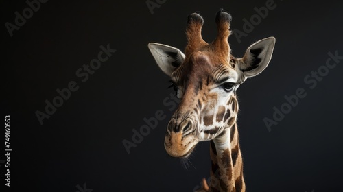 Portrait of giraffe