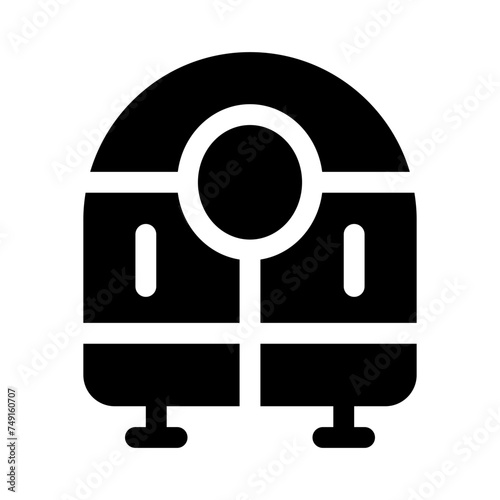 life vest glyph icon