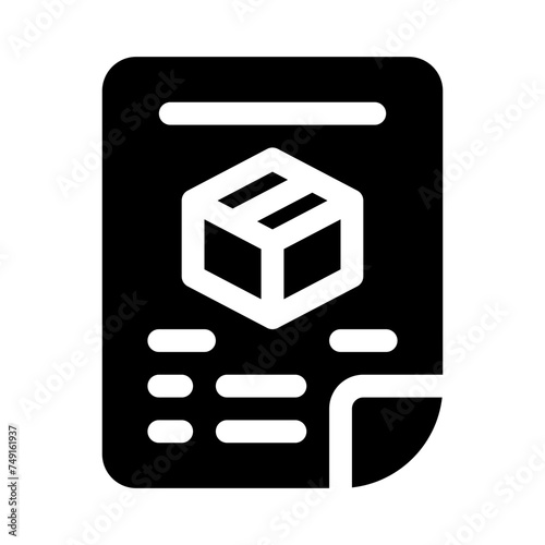 documentation glyph icon