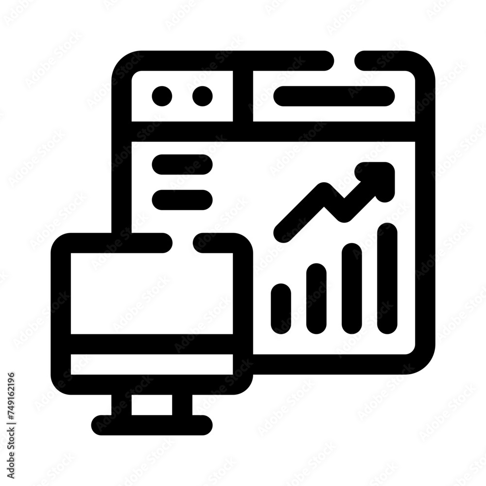 stats line icon stats line icon