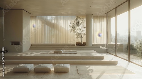 Explore the tranquil simplicity of minimalist living, where each element embodies serenity and purpose