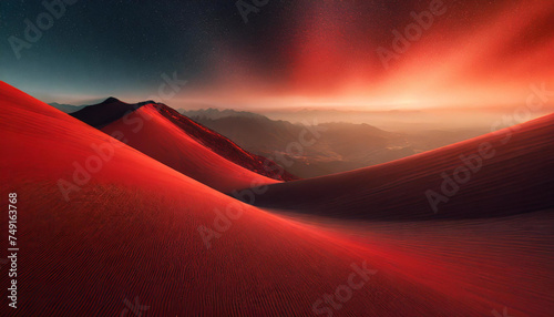 Intense Red Gradient  Dark Noise Texture for Eye-Catching Backdrops