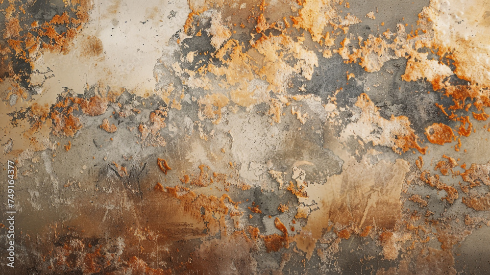 A UHD capture of a vintage-inspired abstract art piece, with layers of texture and subtle gradients in muted tones of sepia, olive, and copper, reminiscent of aged manuscripts and weathered surfaces.