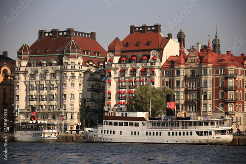 Obraz na płótnie intercontinental hotel Stockholm facade 