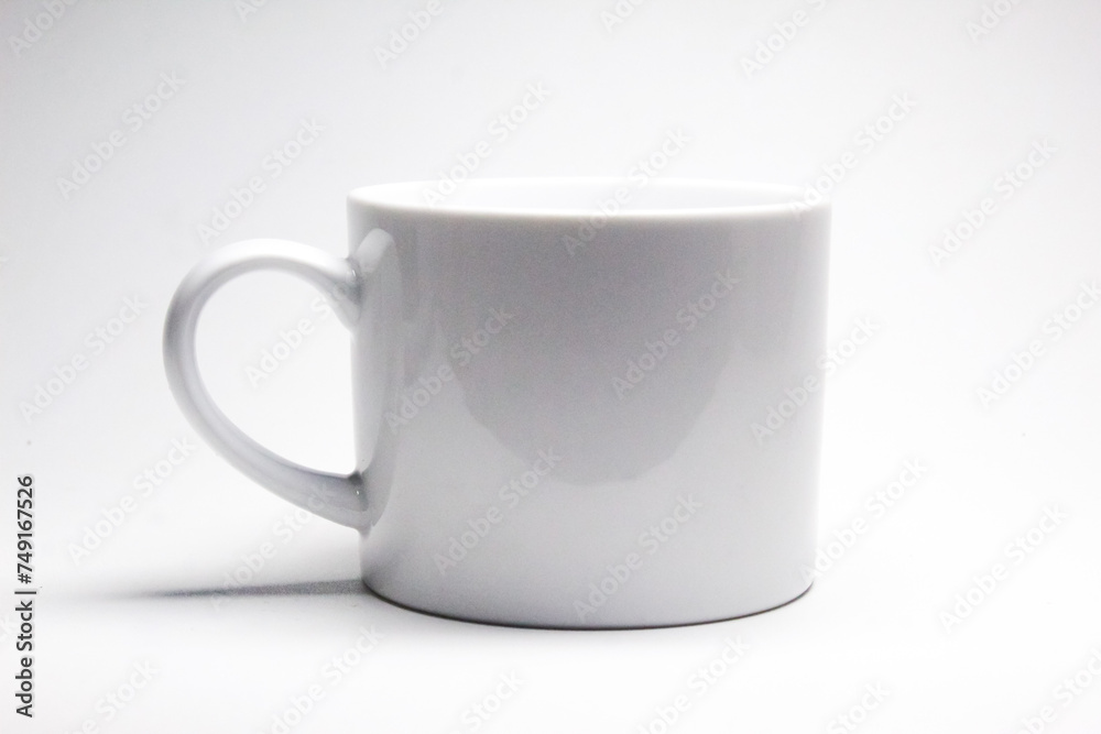white cup isolated on white white cup isolated on white