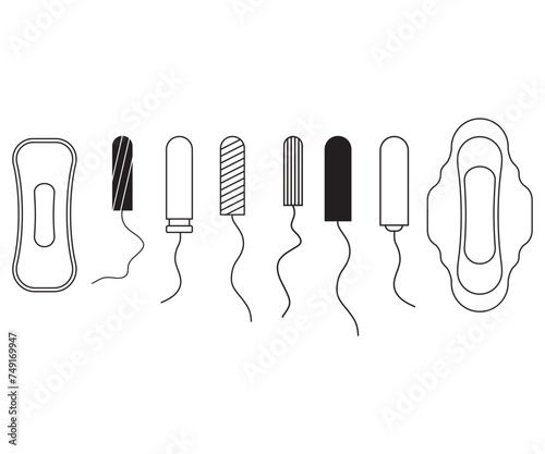 Tampon, tampon clipart, Tampon silhouette, Tampon cricut, tampon cut files, pad clip art,