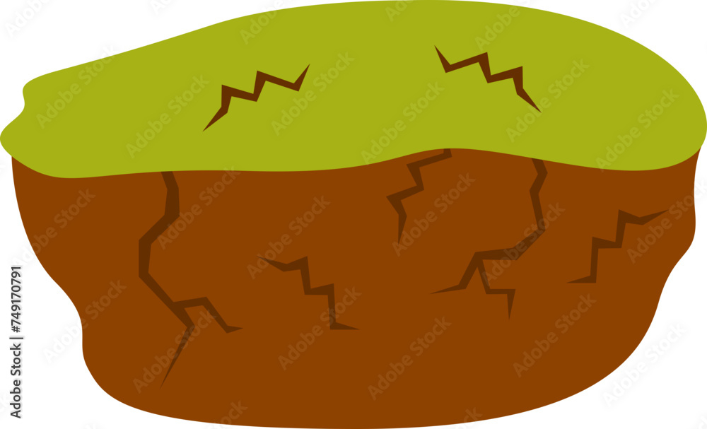 Cracked ground natural disaster Cracked ground natural disaster