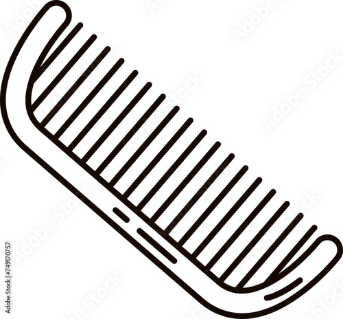 Comb doodle hand drawn photo