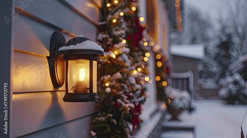 Holiday safety with smart home technology, Seasonal tips for using IoT devices to protect your home and decorations. photo