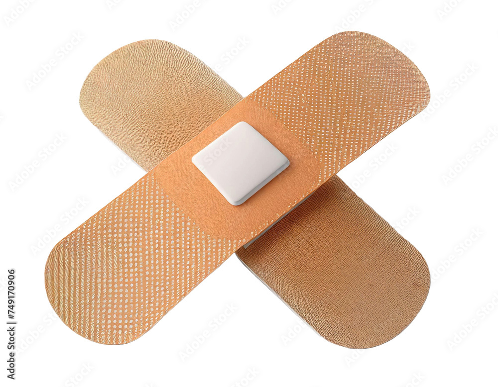adhesive bandage isolated on white adhesive bandage isolated on white