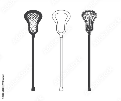 Lacrosse Stick Vector, Lacrosse Cut File, Crossed Sticks,  LAX Stick Vector, Lacrosse Player