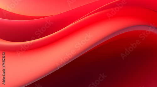 abstract wavy red gradient color background, bstract 3D background of soft waves in red colors. Elegant wallpapers, abstract red background with smooth wavy lines. 