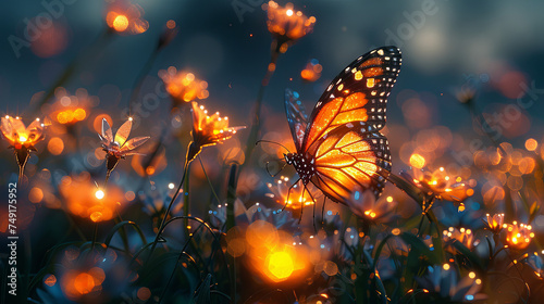 butterfly on the flower © Krit