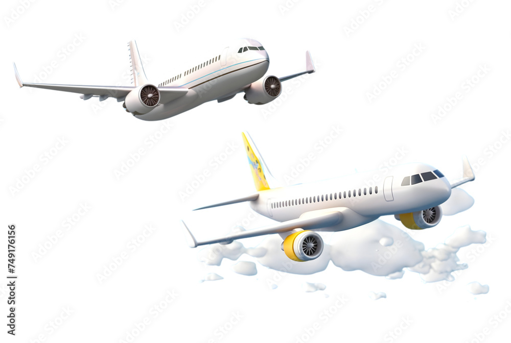 Fototapeta premium airplane in the sky