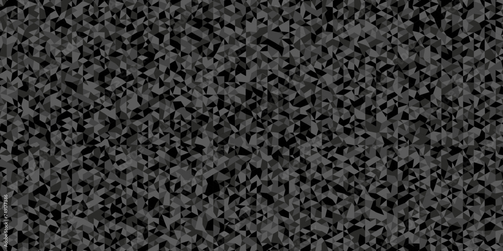 Seamless geometric pattern square shapes low polygon backdrop background. Abstract geometric wall tile and metal cube background triangle wallpaper. Gray and black polygonal background. Seamless geometric pattern square shapes low polygon backdrop background. Abstract geometric wall tile and metal cube background triangle wallpaper. Gray and black polygonal background.