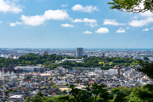卯辰山から眺める金沢市街