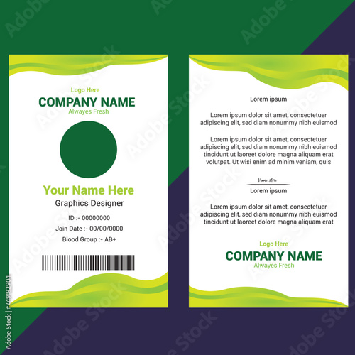 Creative Business ID card Design