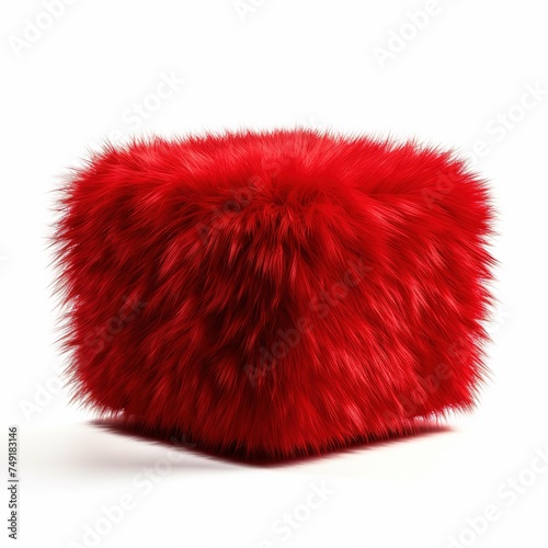 Pouf red