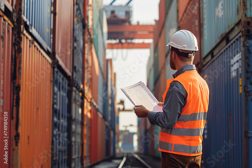 logistics and global trade, Logistics, cargo, supply chain © fadi