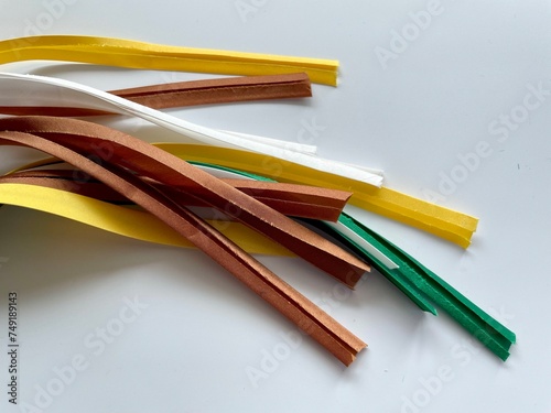 colorful folded bias tapes for clothing