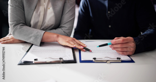 Lawyer Hand Document Review © Andrey Popov