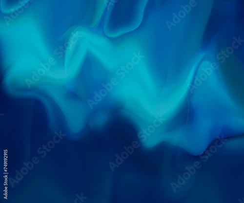 Abstract blue wave blurry background  photo