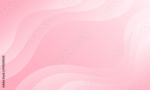 Abstract colorful pink curve background, pink beauty dynamic wallpaper with wave shapes. Template banner background for beauty products, sales, ads, pages, events, web, and others © Ruwaifi