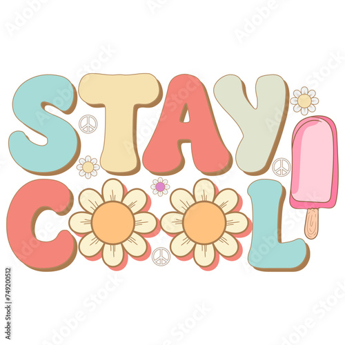 Retro Summer Quotes Design, Summer Quotes Groovy SVG Design, Quotes About Summer, Sunshine, Summer 2024