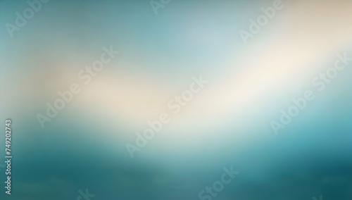 Teal, cold, winter, light, cream abstract elegant luxury background. Color gradient. © EPDICAY