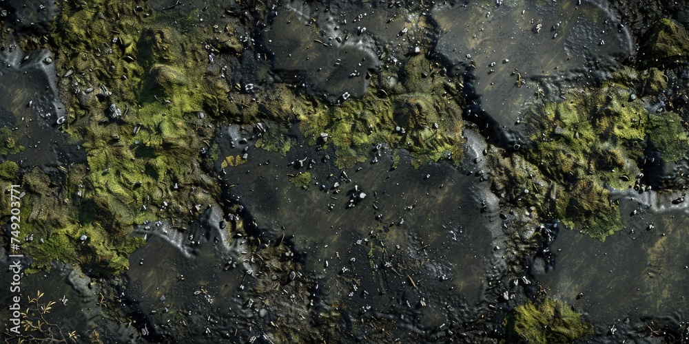 Mossy rock texture with natural patterns and lichen growth, suitable for backgrounds or nature-themed designs. Mossy rock texture with natural patterns and lichen growth, suitable for backgrounds or nature-themed designs.