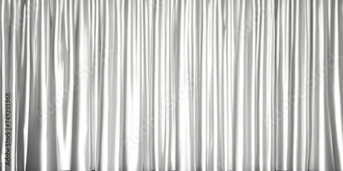 Satin White Stage Curtain