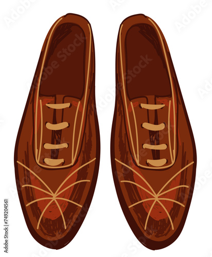 Old vintage shoes for men, fashion and trends