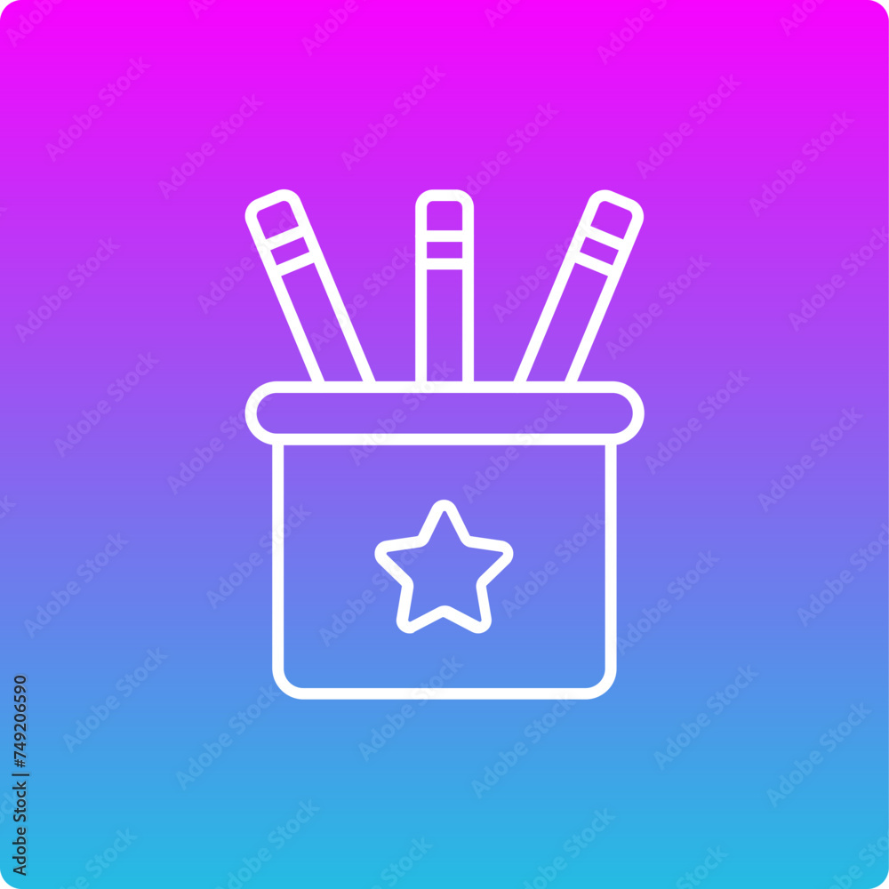 Pencil Case Icon Pencil Case Icon